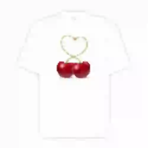 Koszulka B NADRUK BH K056 - Wiśnie (serce)