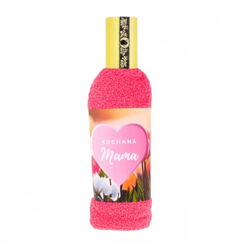 Ręcznik butelka (100x50) 070 - Kochana Mama (femme pink)