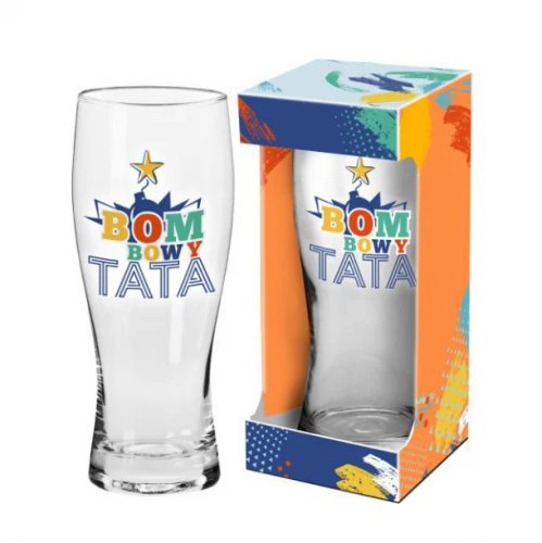 Szklanka do piwa 500 ml - Bombowy Tata