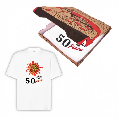 Koszulka B PIZZA BH K004 - 50 lepsza niż Pizza